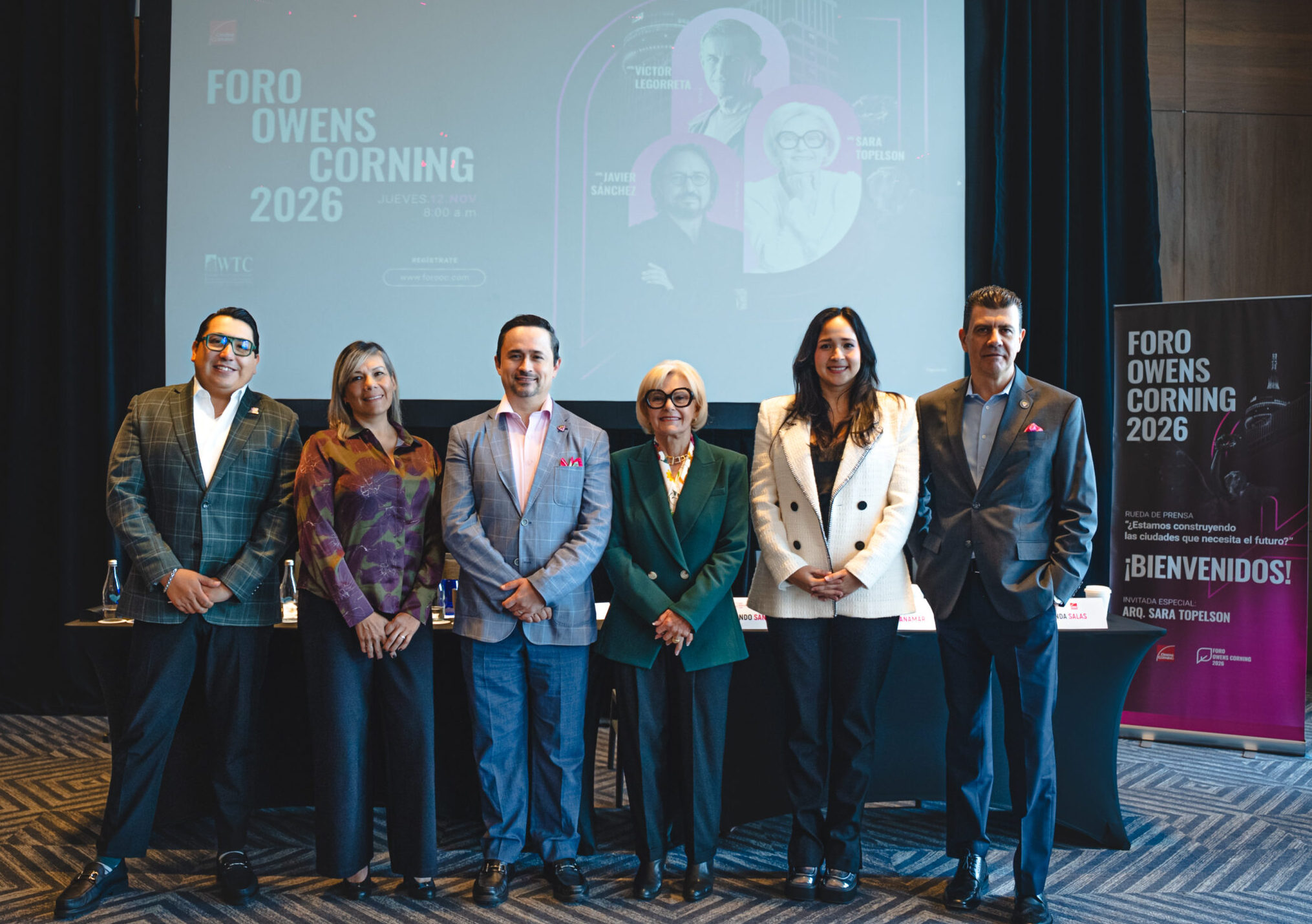 Miguel Garibay, Yanin Cisneros, Gerardo Cañamar, Sara Topelson, Brenda Salas y Fernando Sánchez