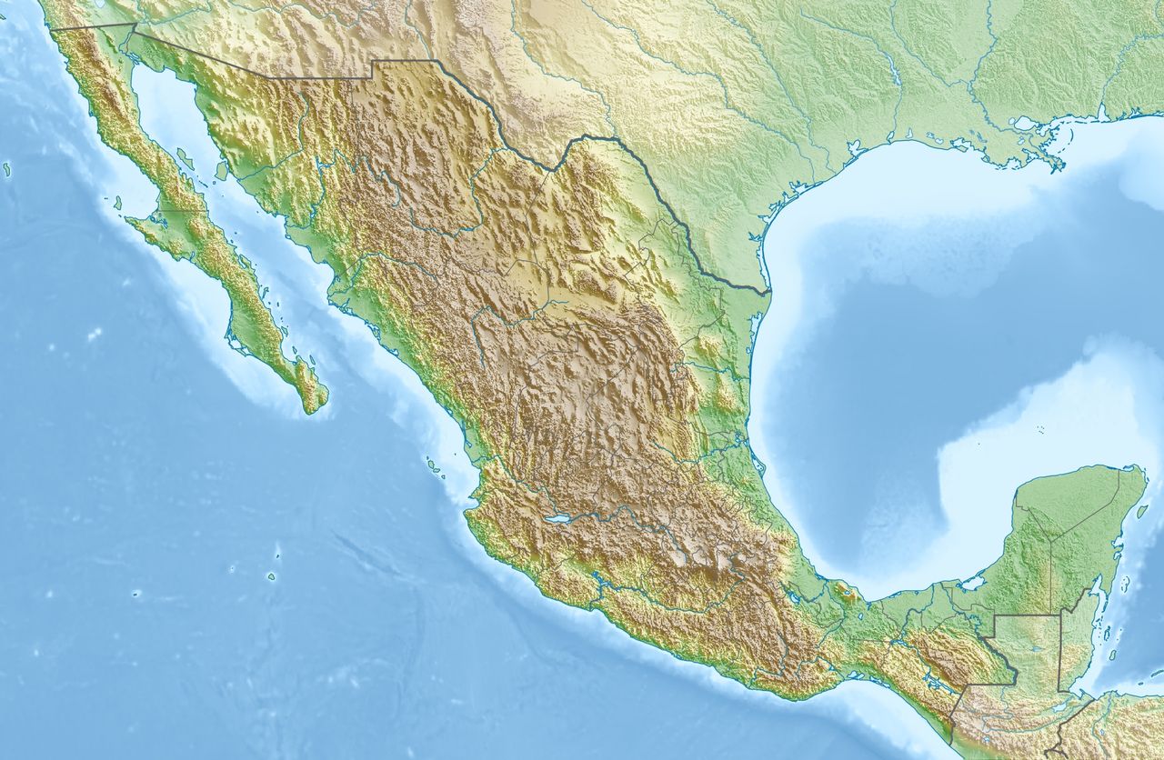 Mapa de México: territorio nacional donde opera Oxy Services